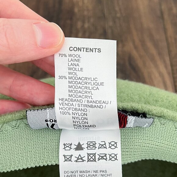 Kangol Wool Spitfire Cap Hat Newsboy Unlined Soft Size Medium Green Style 0259BC - Picture 9 of 13